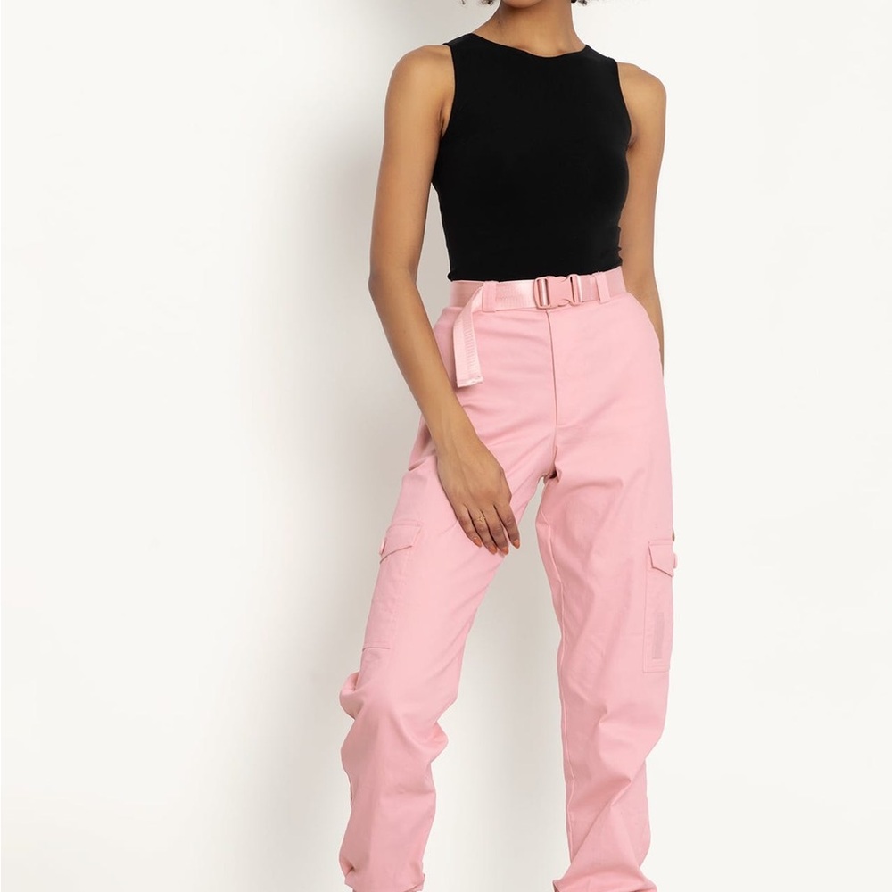Blackmilk Baby Pink Cargo Pants NWT
